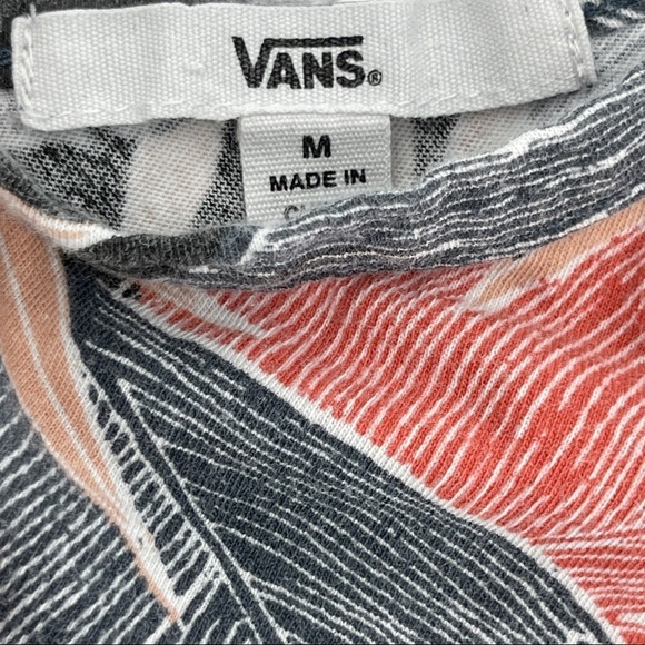 Vans Floral Tropical Lightweight Tank Top Size M - Picture 9 of 9